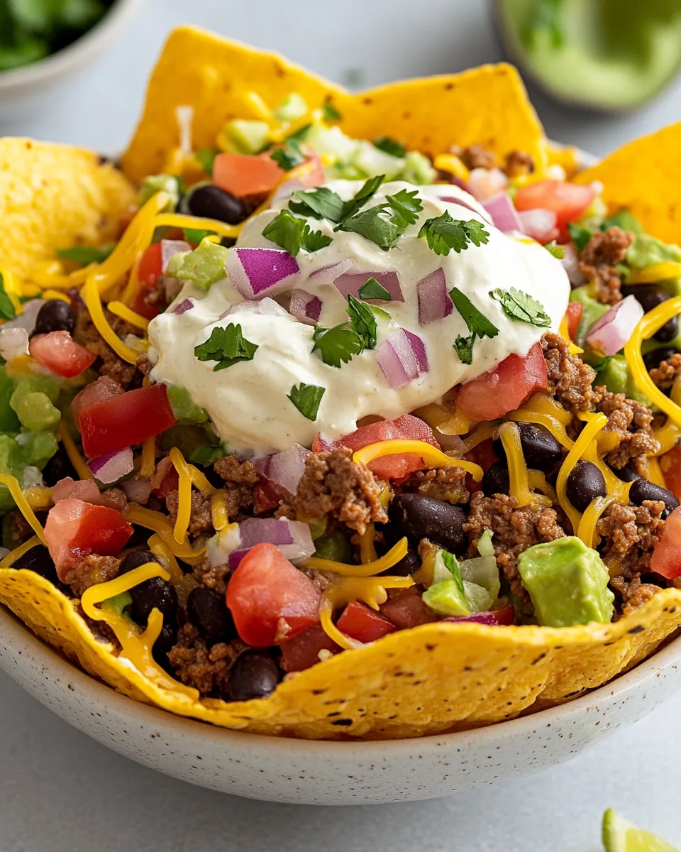 Quick Bubbly Taco Salad Bowl Recipe recipe photo