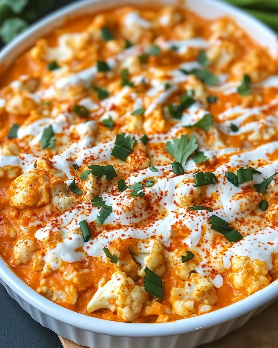 Homemade Buffalo Cauliflower Dip photo