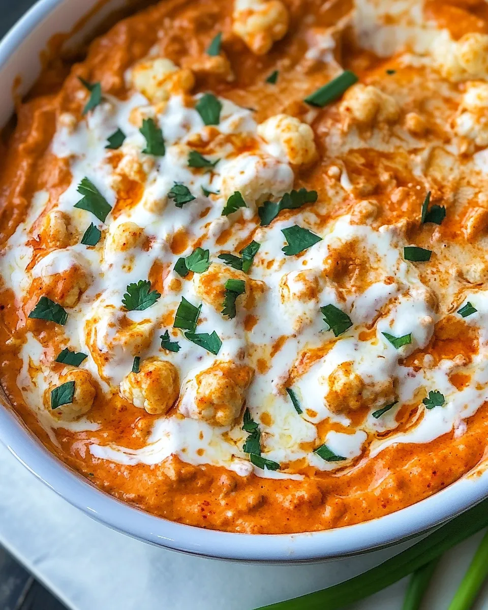 Easy Buffalo Cauliflower Dip recipe photo