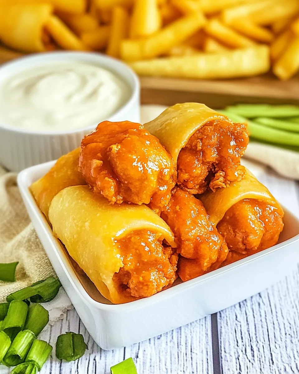 Delicious Buffalo Chicken Roll-Ups recipe photo