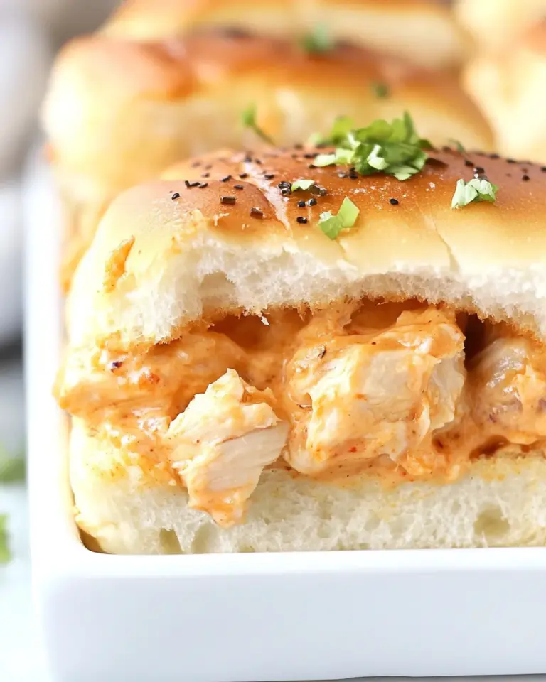 Homemade Buffalo Chicken Sliders photo