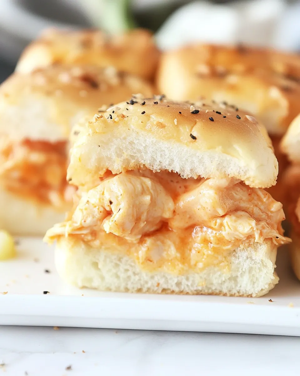 Classic Buffalo Chicken Sliders image