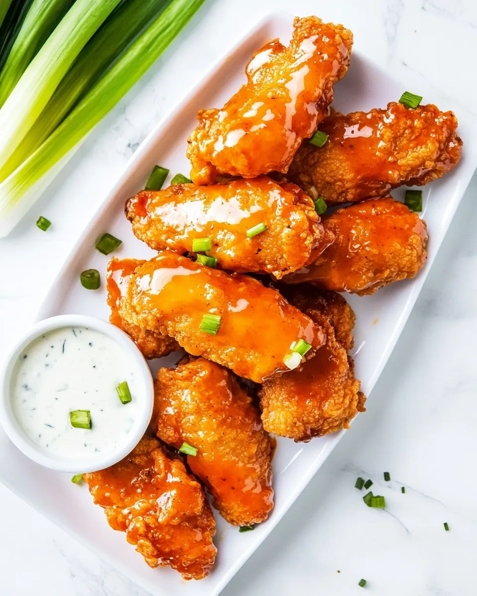 Easy Buffalo Chicken Tenders Recipe shot