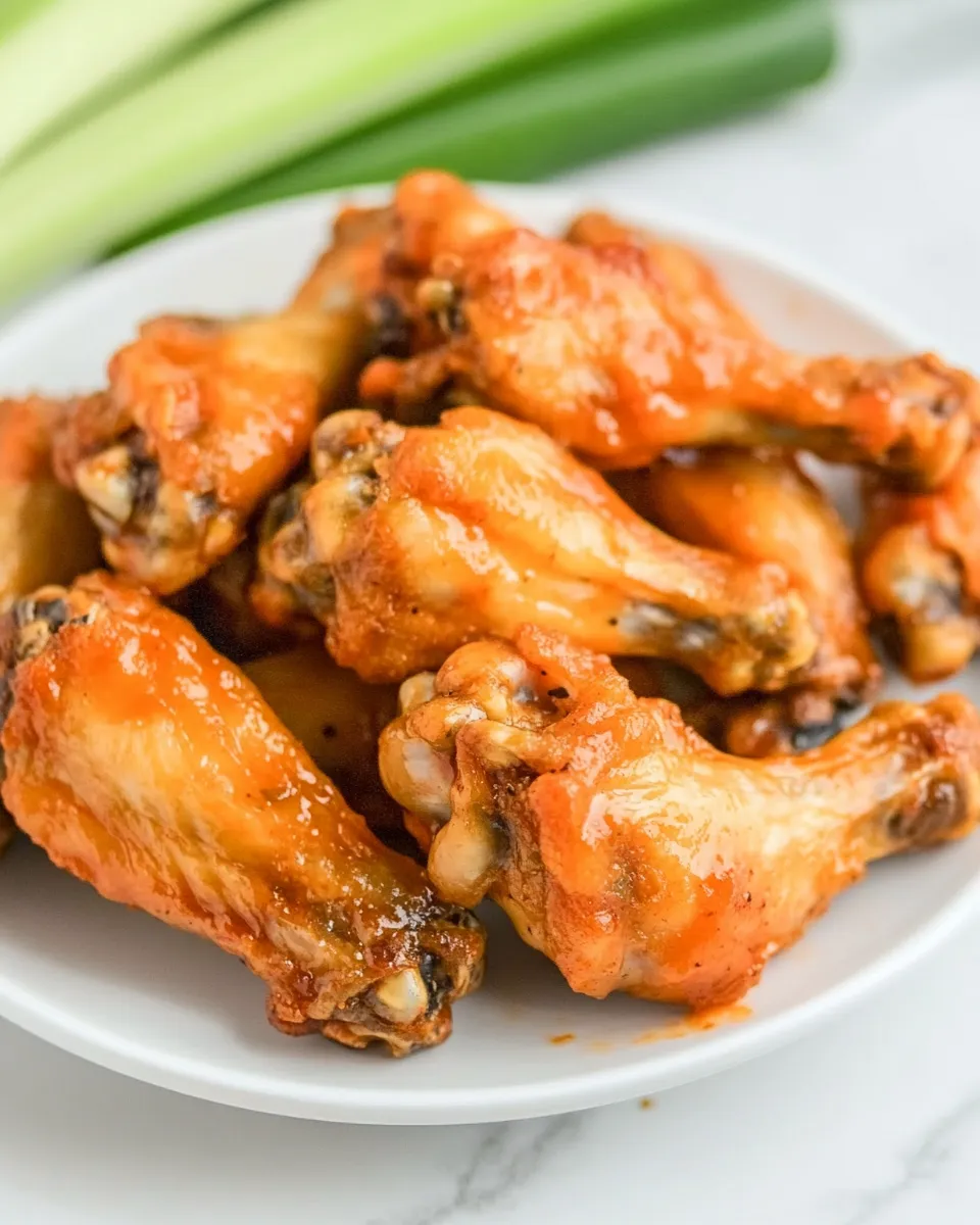 Easy Buffalo Chicken Wings Recipe shot