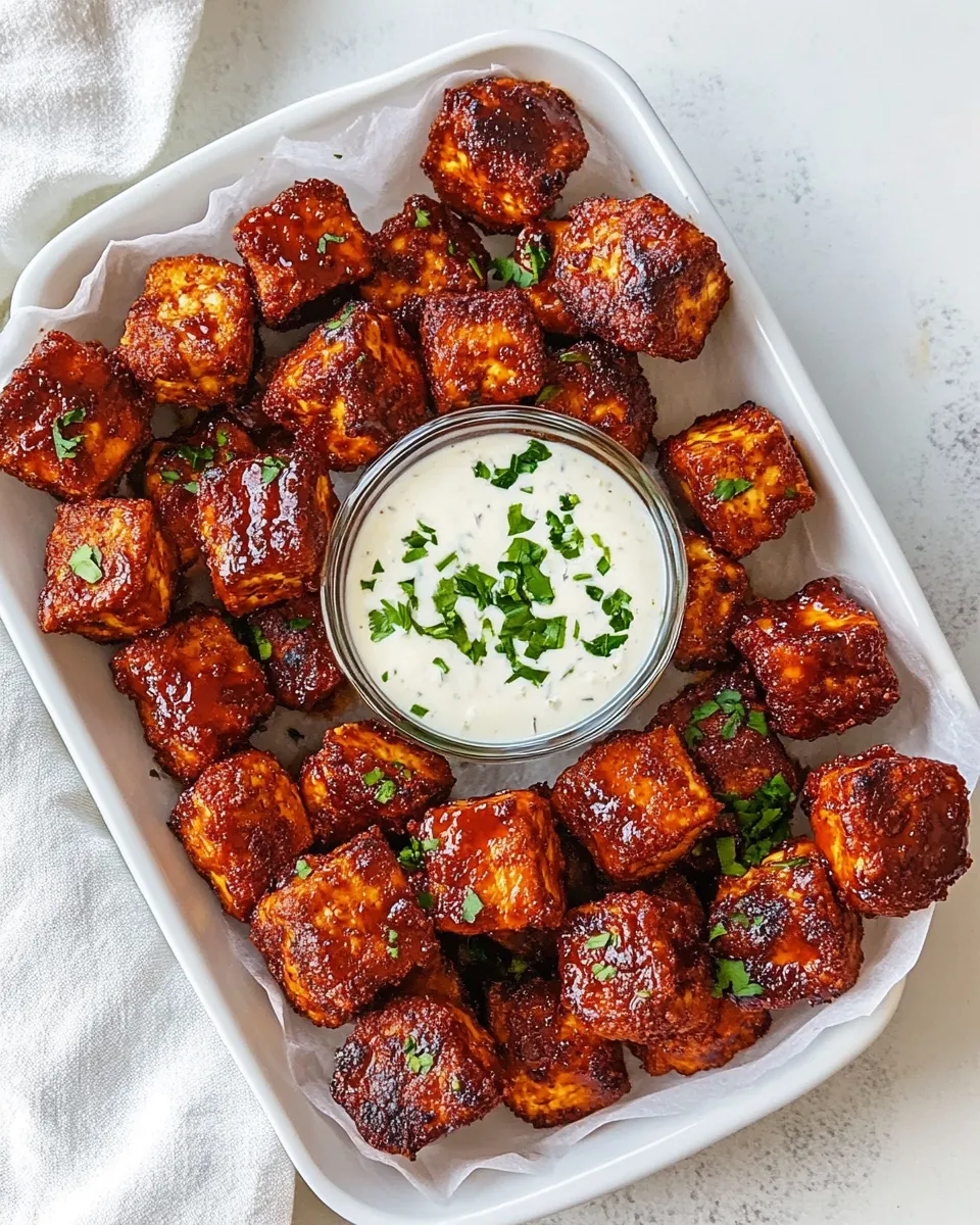 Easy Buffalo Tofu recipe photo