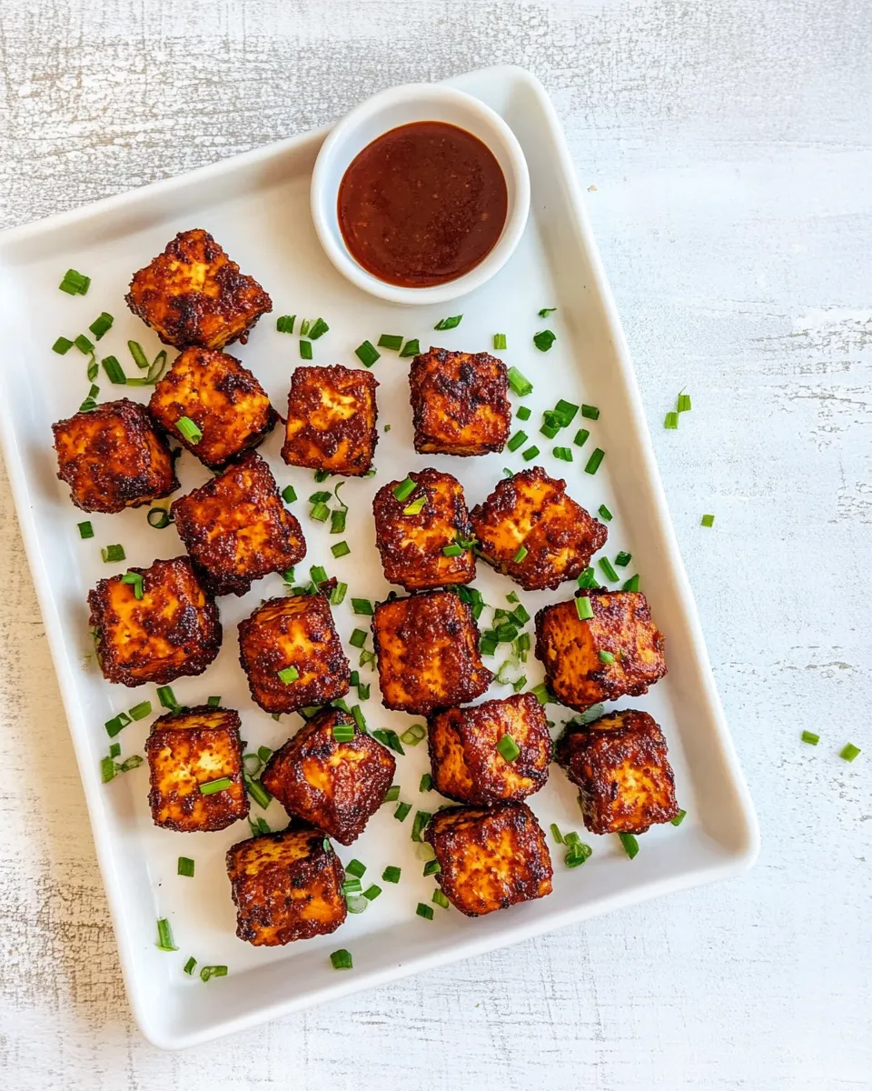 Delicious Buffalo Tofu shot