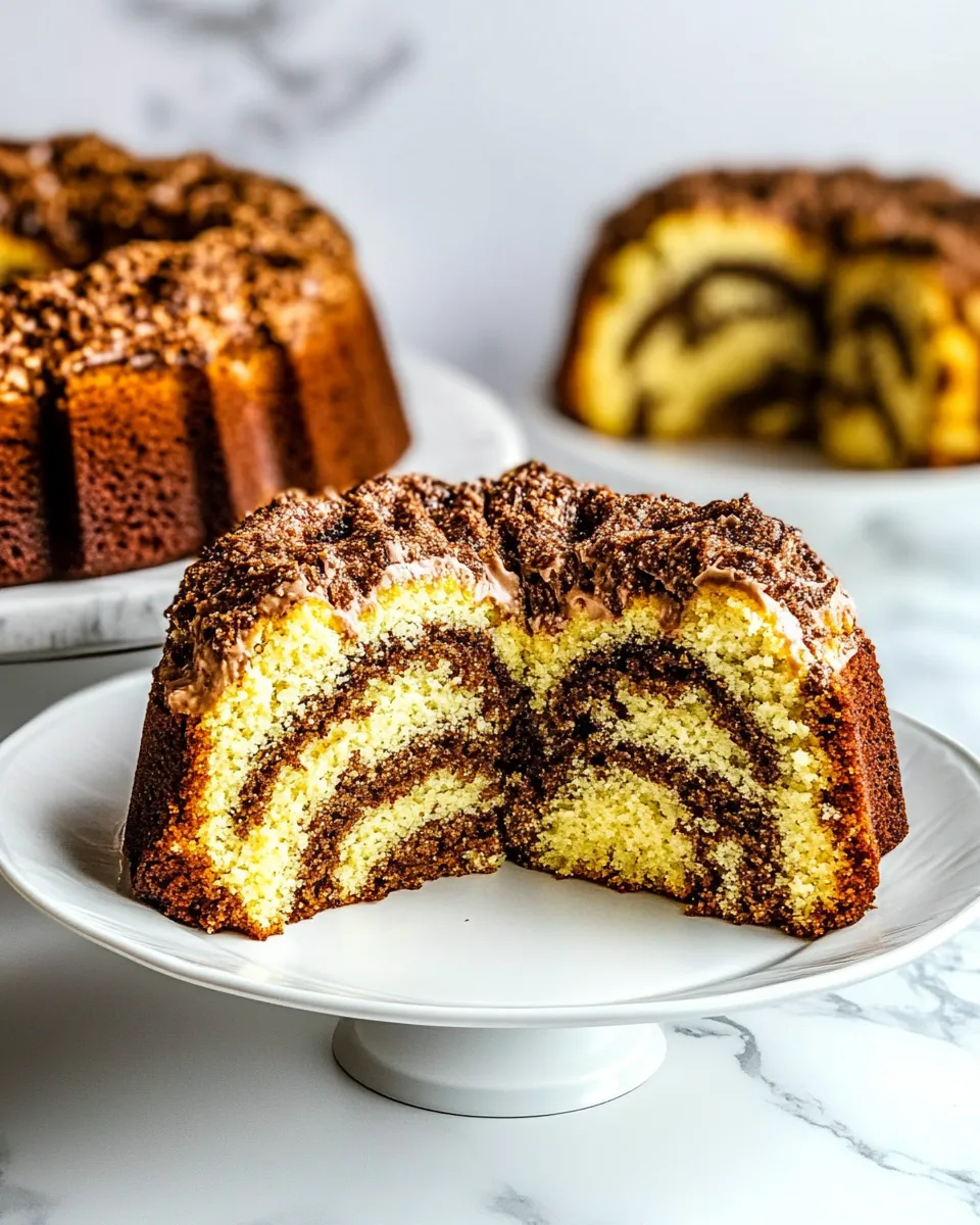 Delicious Bundt Coffee Cake shot