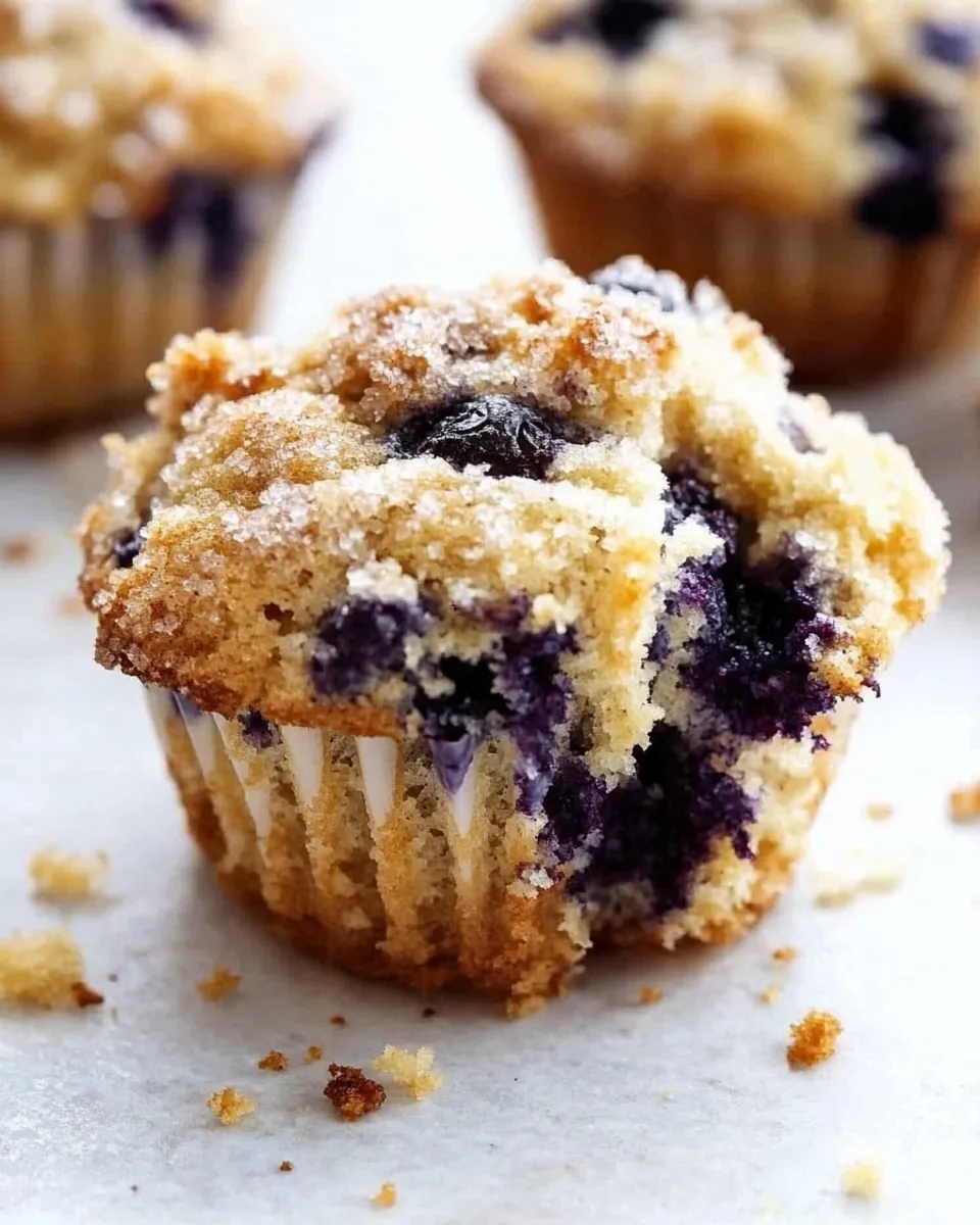 Tasty Bursting Blueberry Coffee Cake Muffins. dish image
