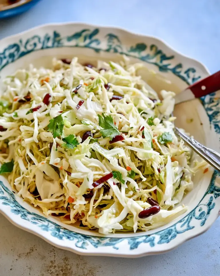 Homemade Cabbage Salad Recipe with Bean Sprouts photo