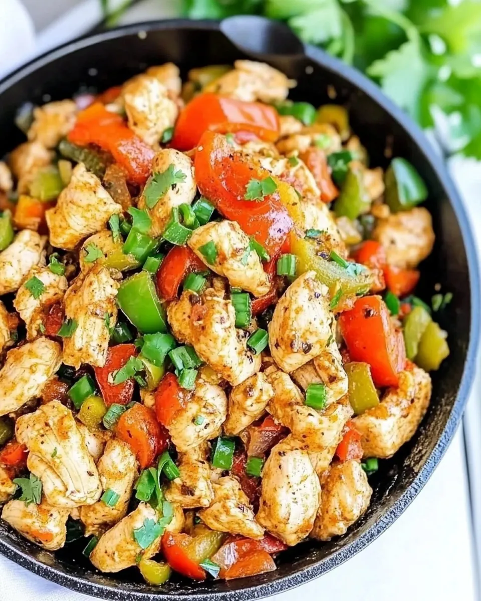 Savory Cajun Chicken Skillet shot