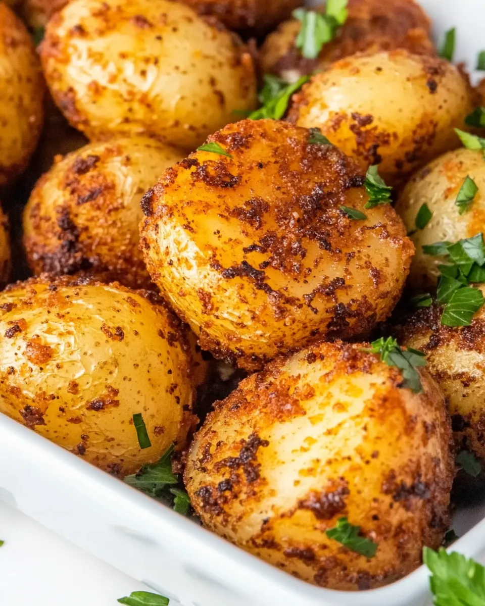 Delicious Cajun Potatoes shot