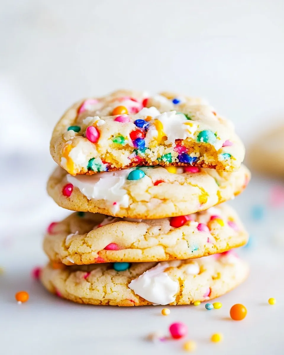 Homemade Cake Batter Cookies photo