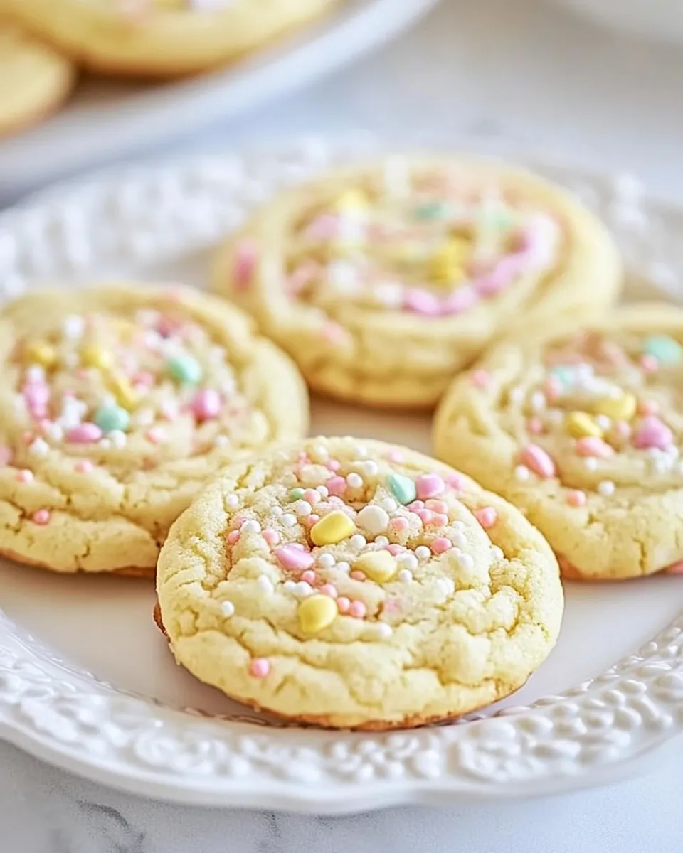 Quick Cake Mix Cookies shot