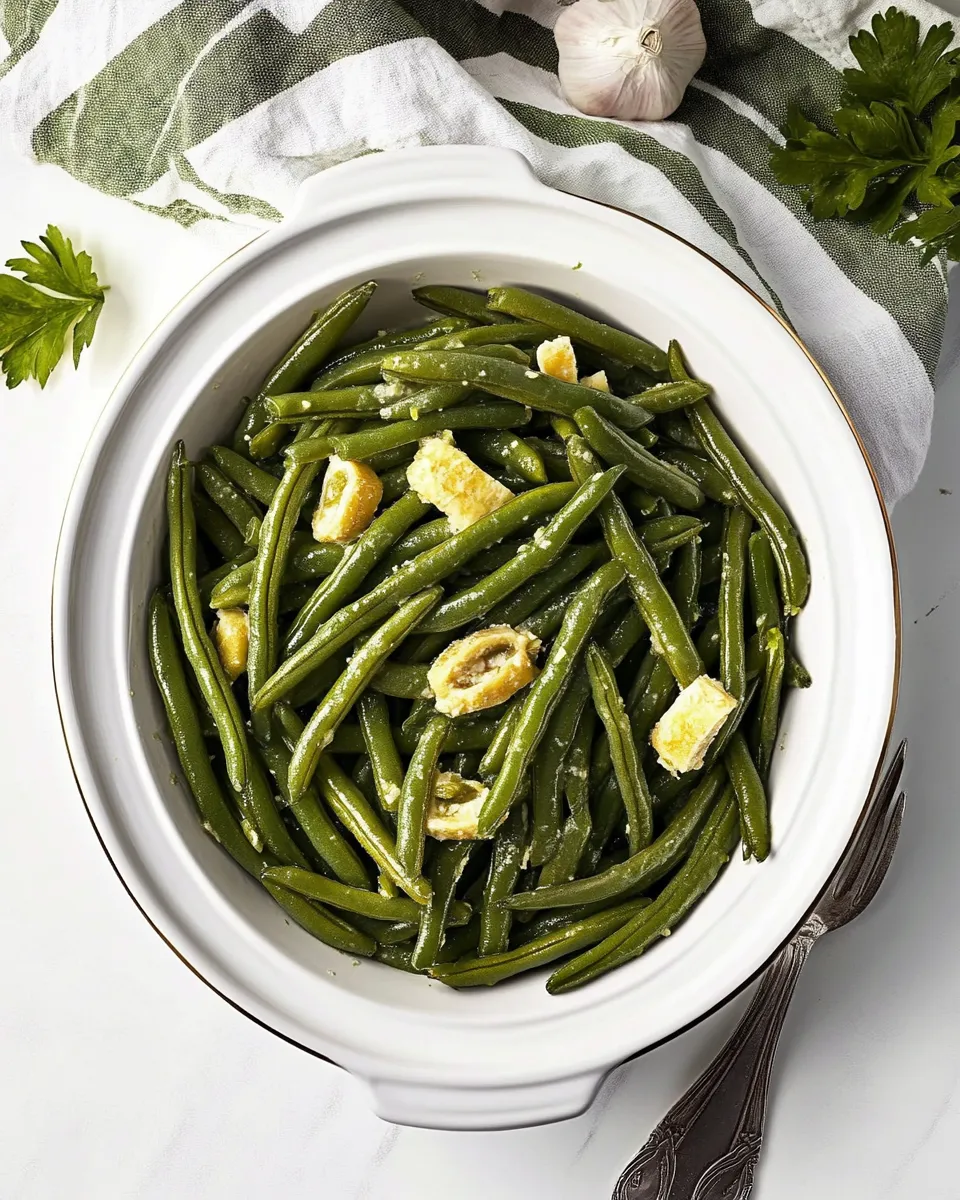 Quick Canned Green Beans Recipe shot