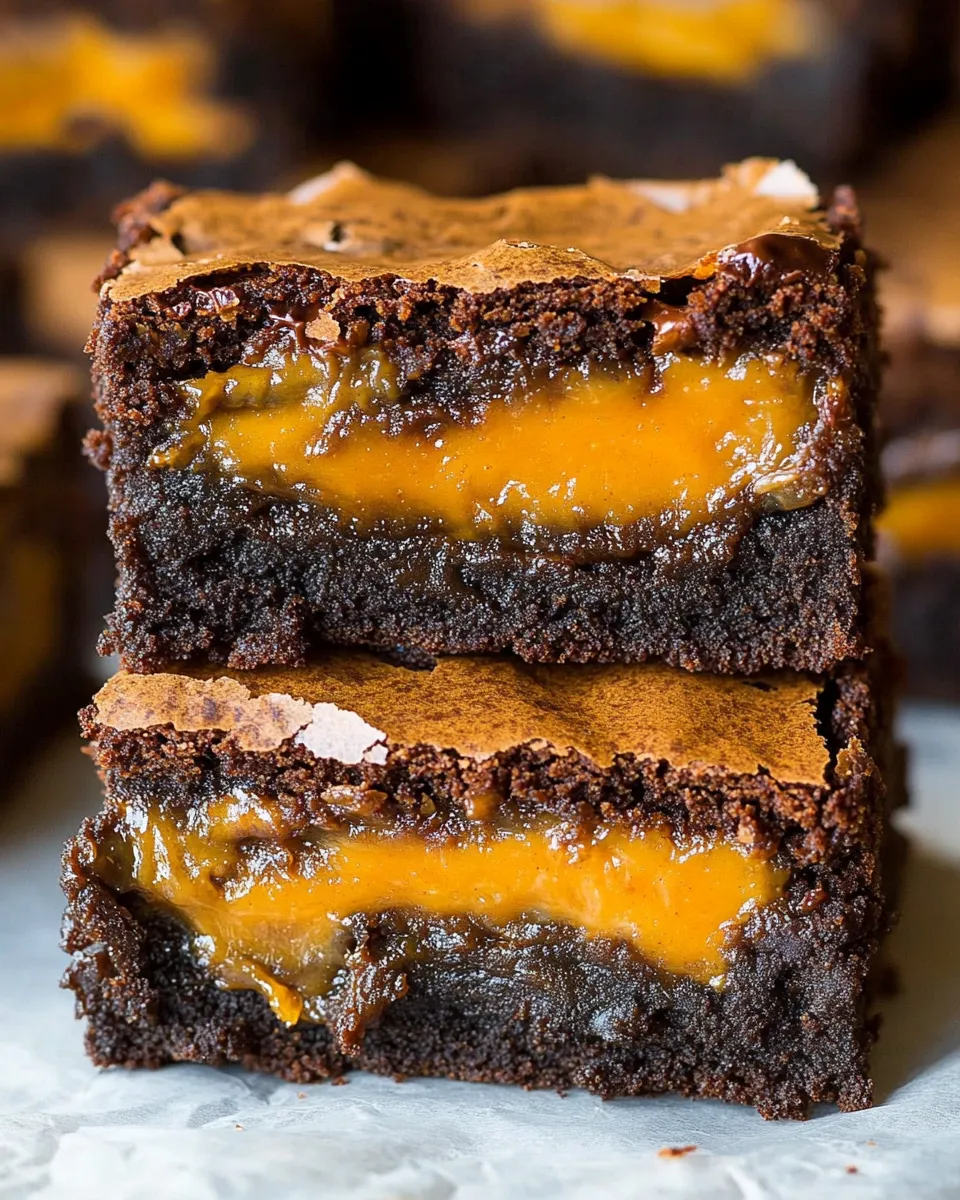 Homemade Caramel Brownies (Stuffed!) photo