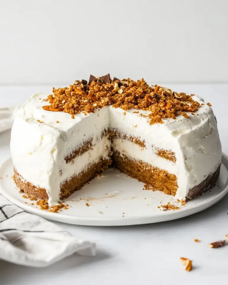 Homemade Carrot Cake Ice Cream Cake photo