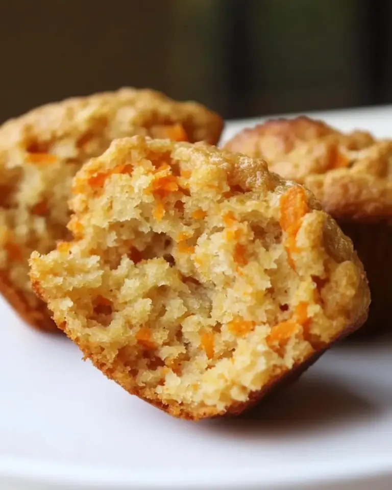 Homemade Carrot and Honey Muffins photo