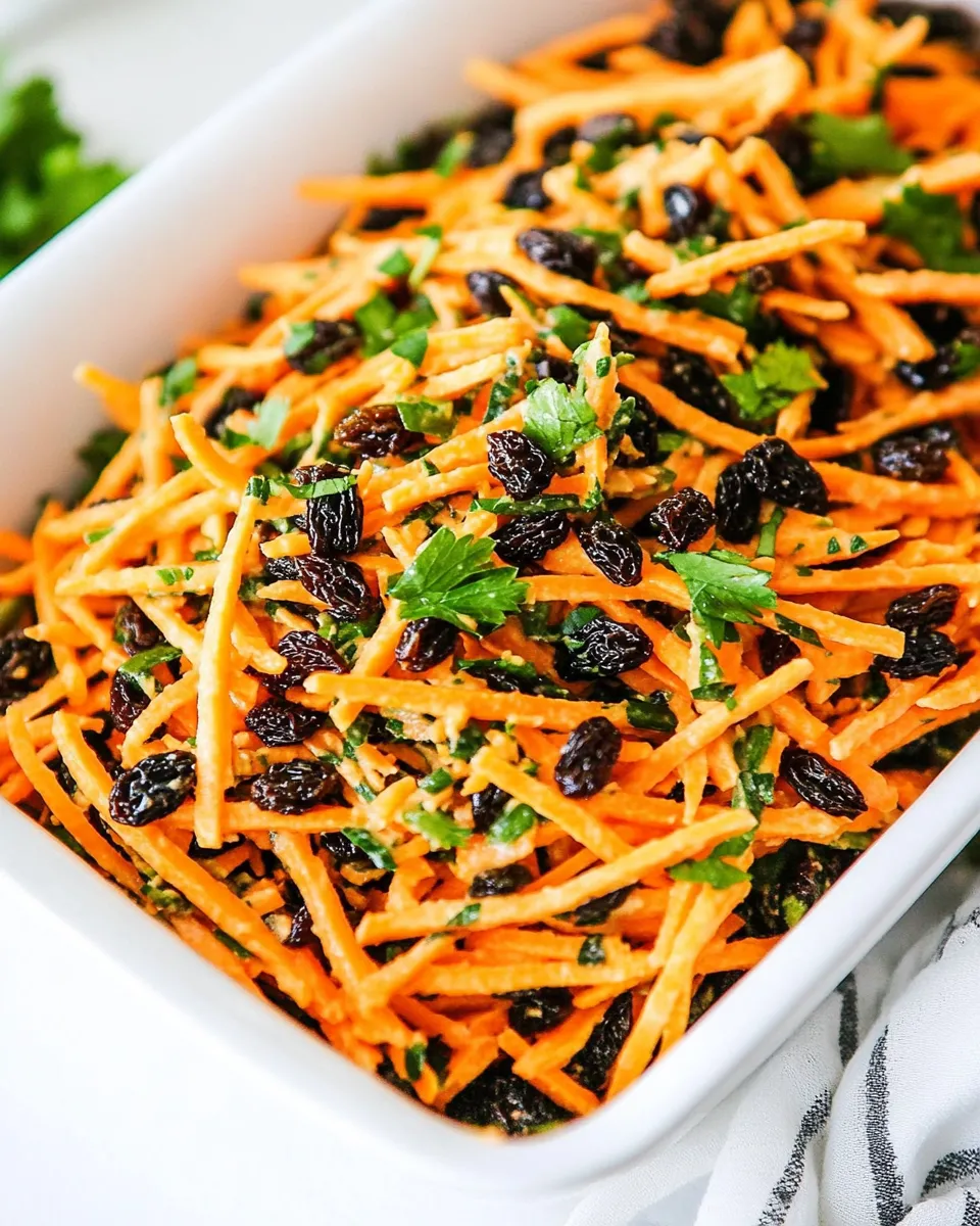 Easy Carrot and Raisin Salad recipe photo