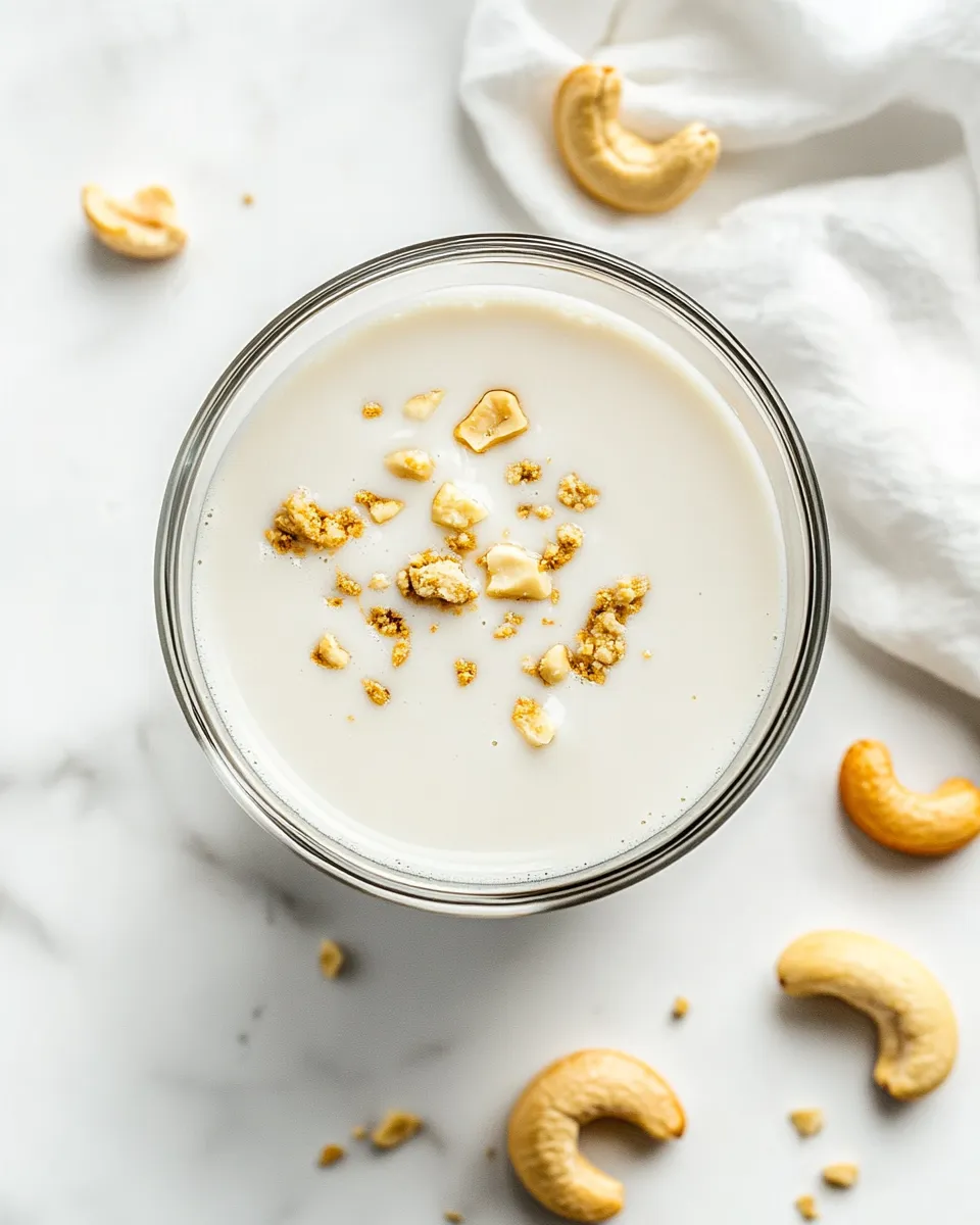 Classic Cashew Milk Recipe (10 Mins) image