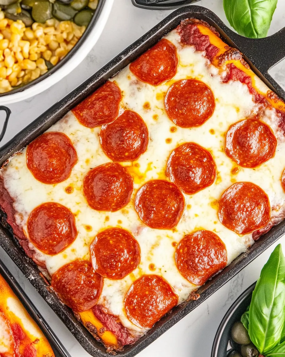Classic Cast Iron Detroit-Style Pizza image