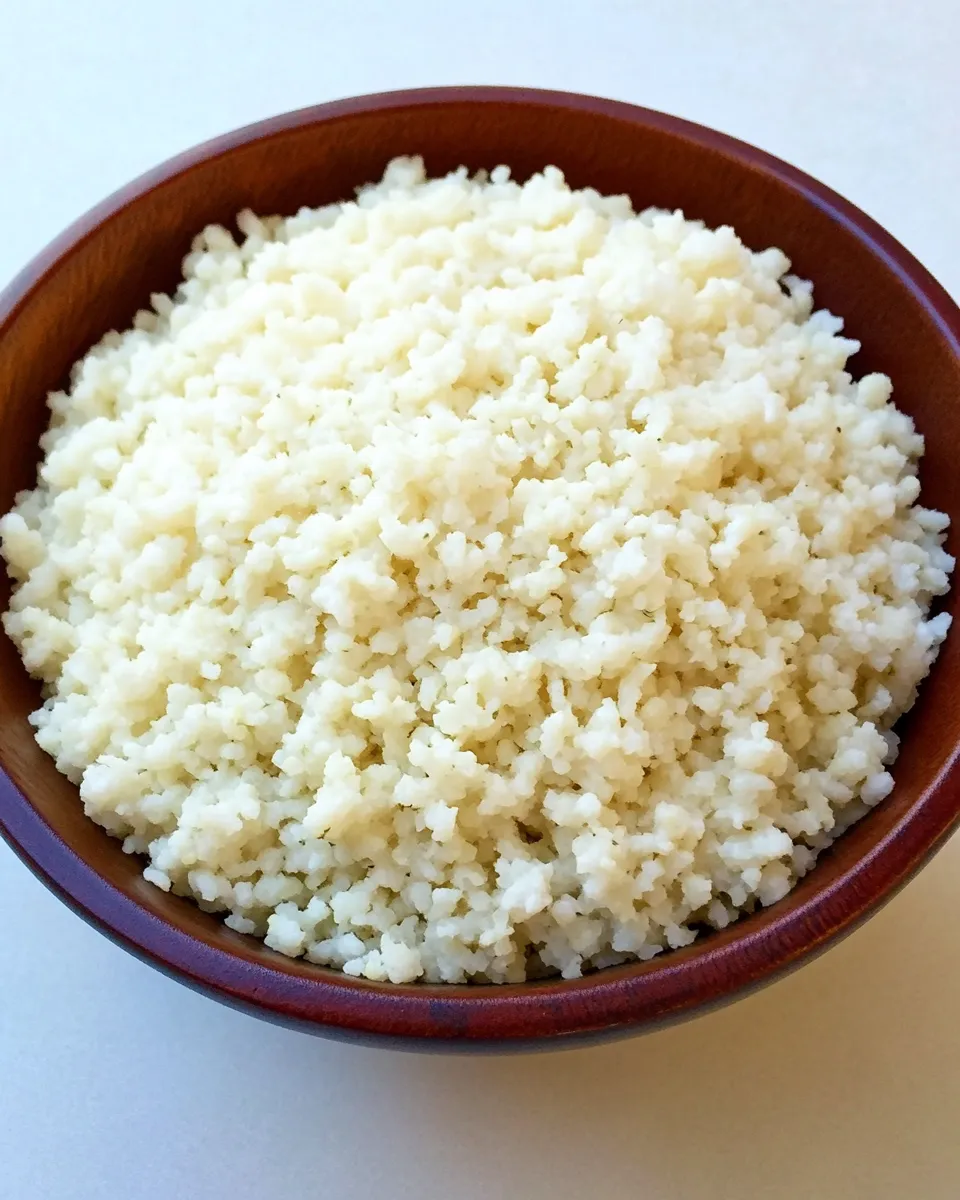 Homemade Cauliflower Couscous photo