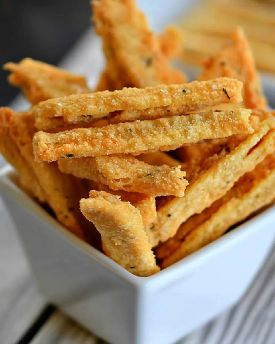 Delicious Cheese Straws shot