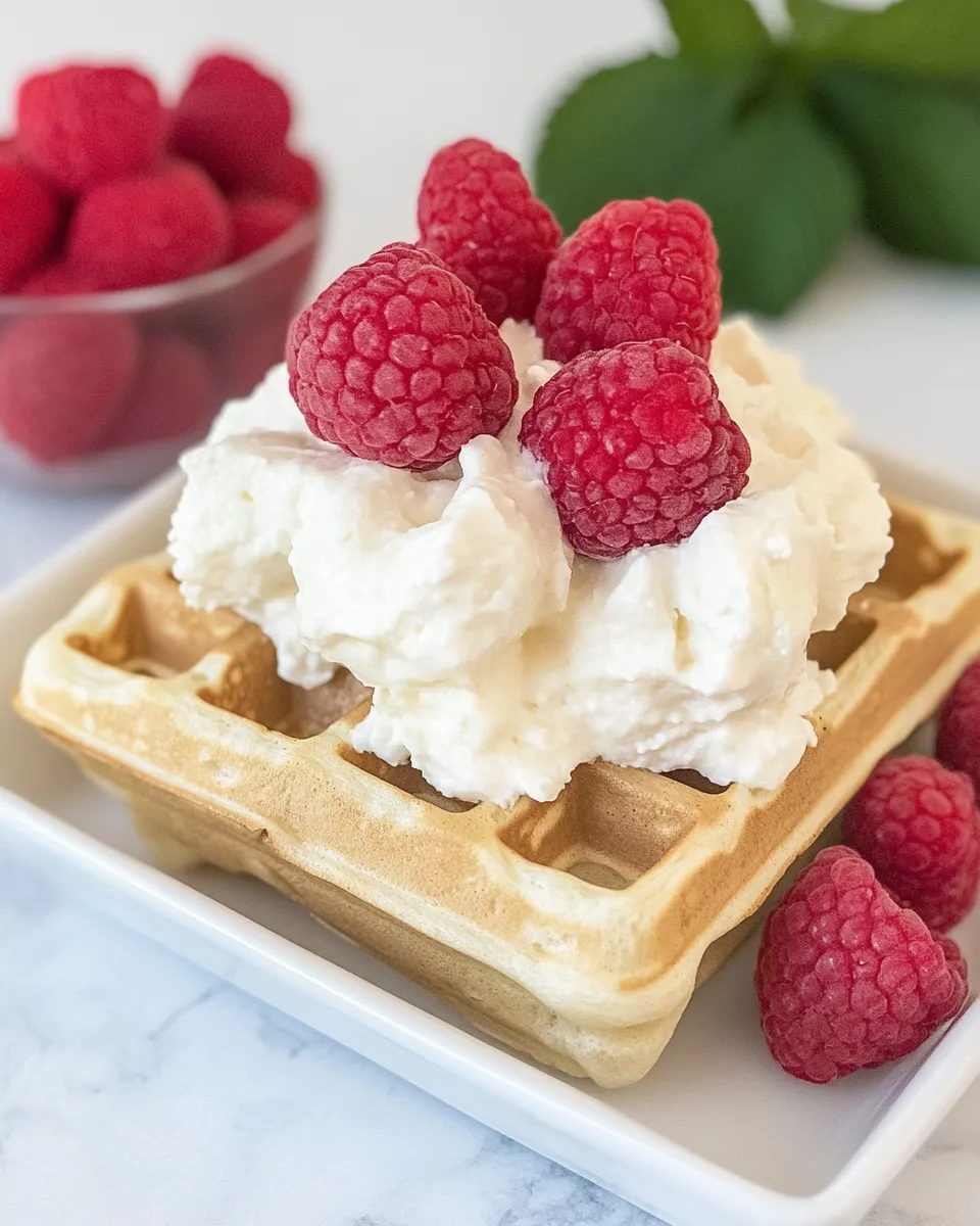 Homemade Cheesecake Waffles photo