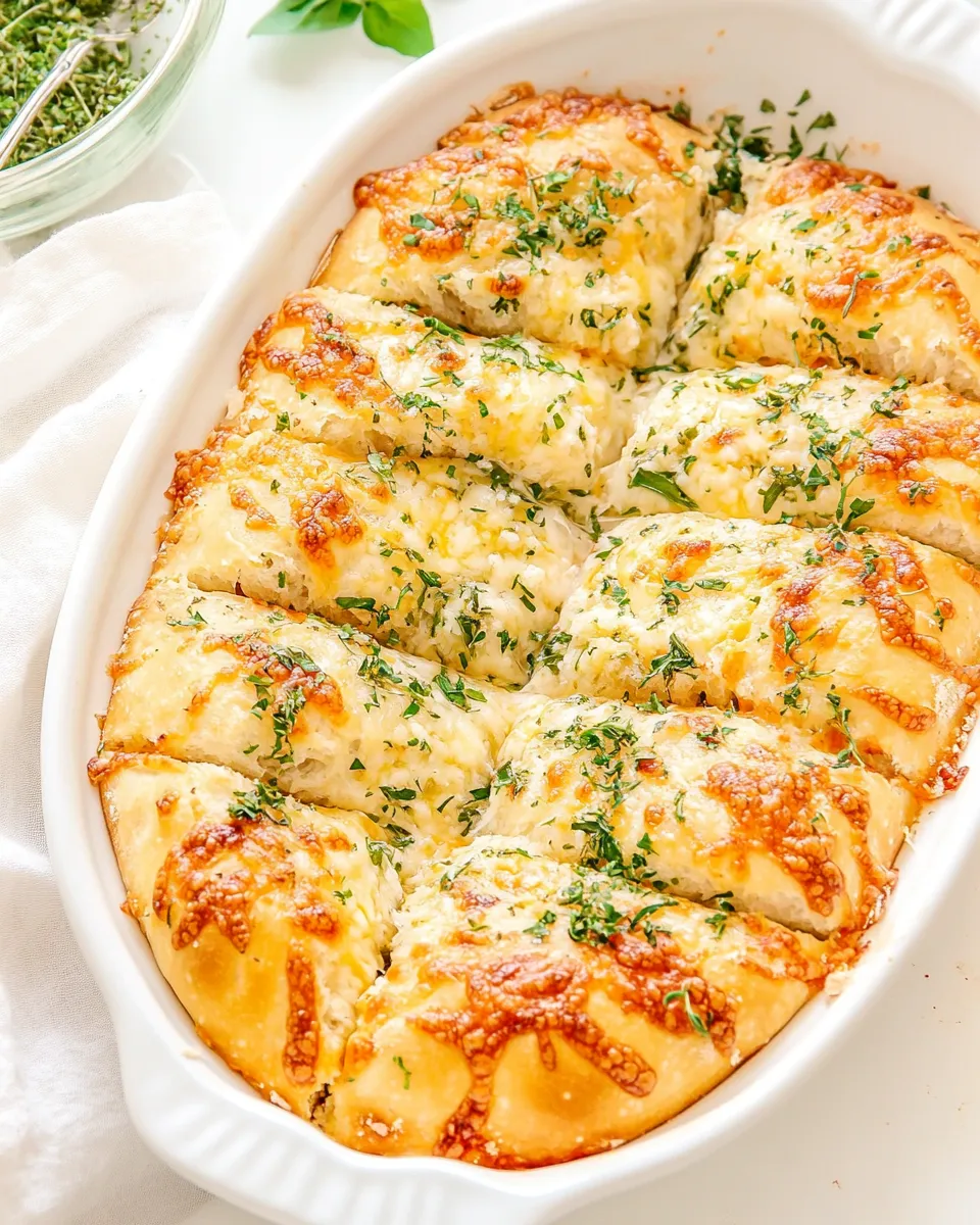 Classic Cheesy Bread Recipe with Pizza Dough image
