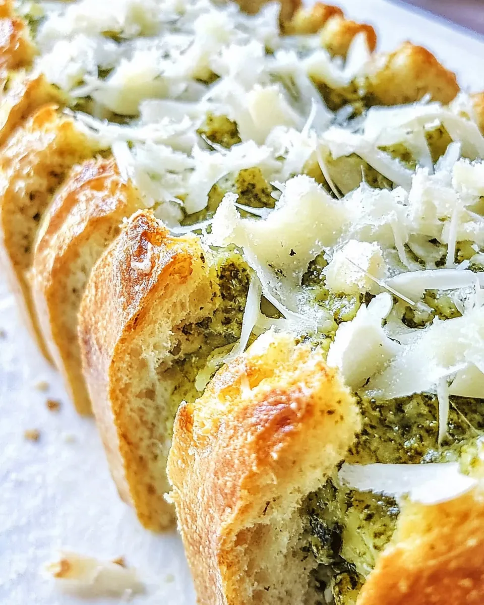Easy Cheesy Pesto Crack Bread photo