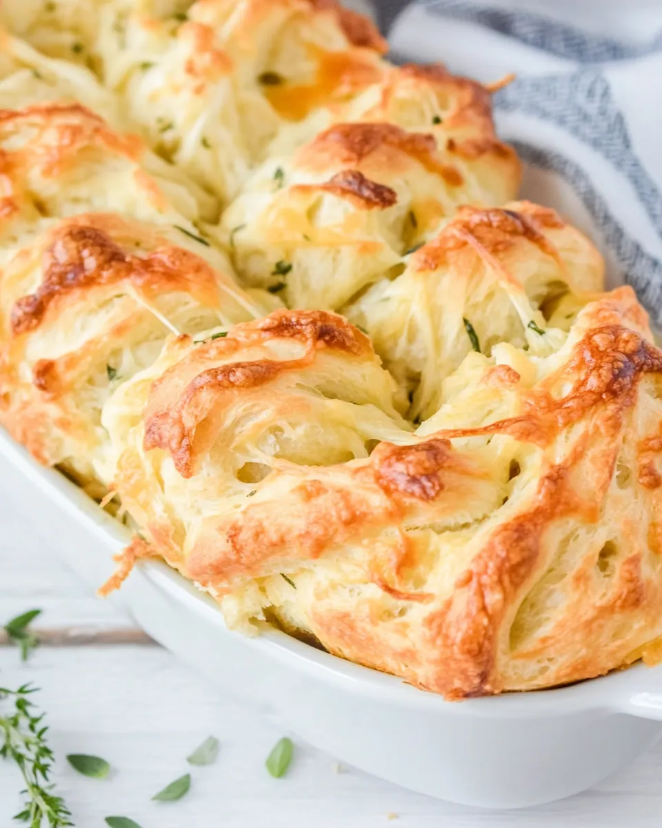 Homemade Cheesy Pull Apart Garlic Bread (With Biscuit Dough!) recipe photo