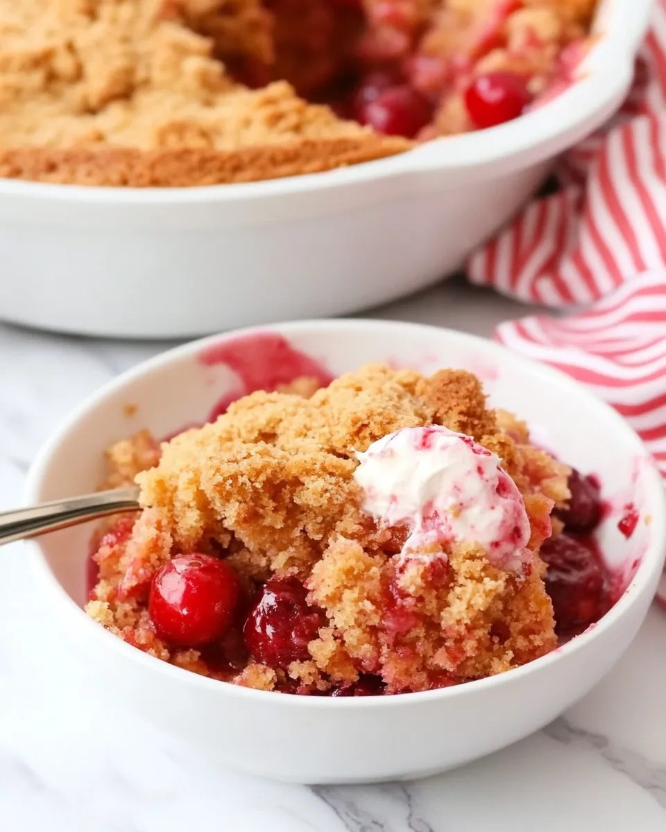 Homemade Cherry Dump Cake Recipe photo
