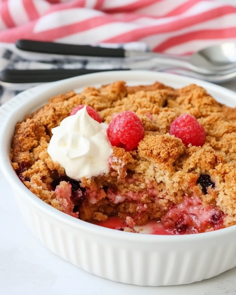 Delicious Cherry Dump Cake Recipe shot