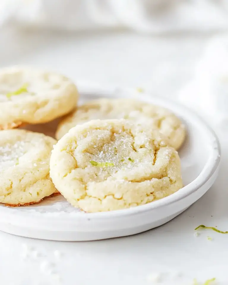 Homemade Chewy Lime Sugar Cookies recipe photo
