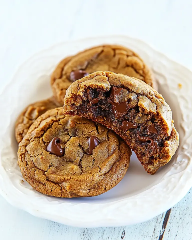 Homemade Chewy Molasses Chocolate Chip Cookies photo