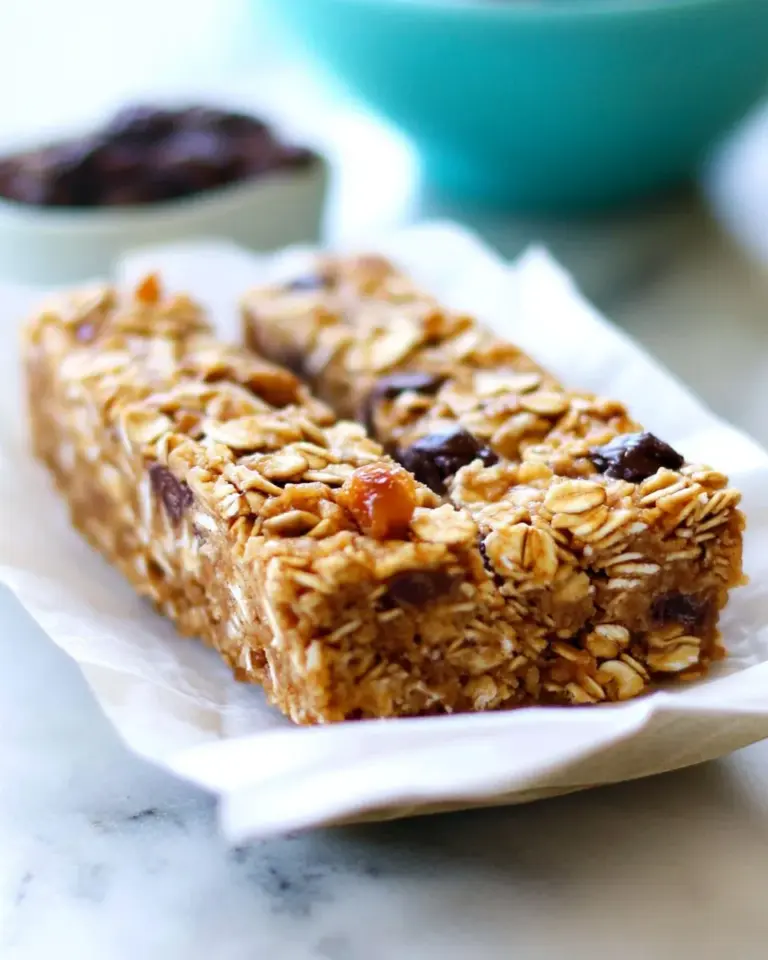 Homemade Chewy No-Bake Granola Bars photo