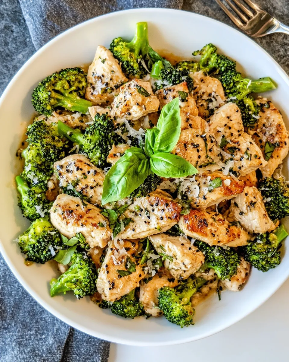 Quick Chicken Broccoli Skillet Dinner (30 minute meal) image