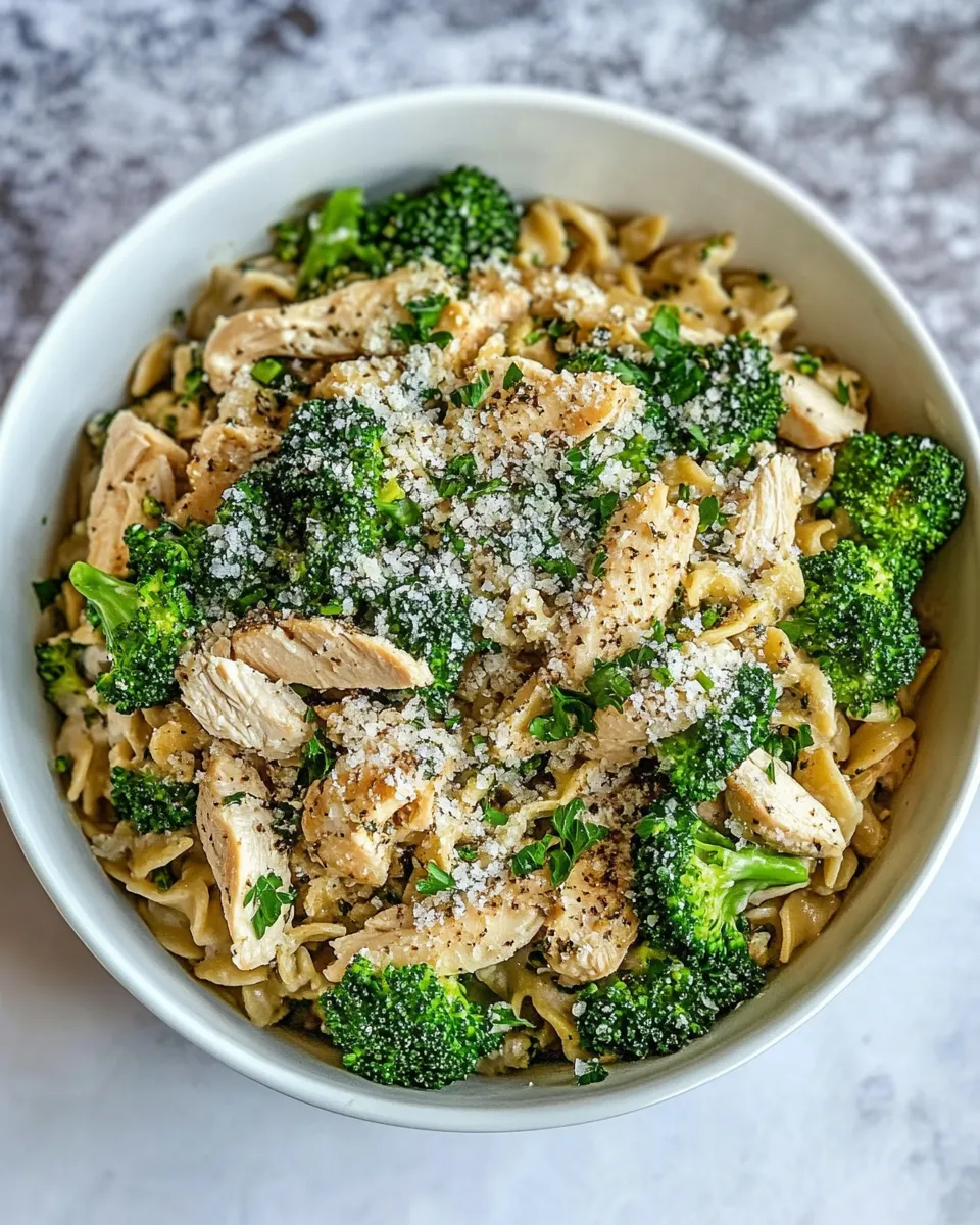Healthy Chicken Broccoli Skillet Dinner (30 minute meal) shot