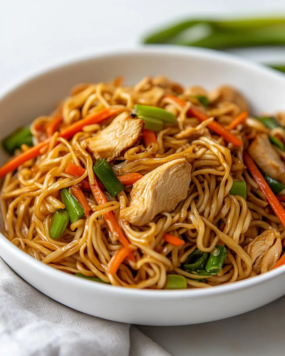 Easy Chicken Chow Mein recipe photo