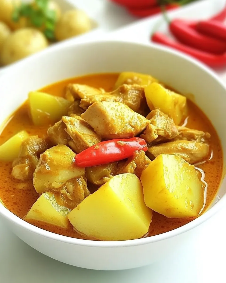 Homemade Chicken Curry with Potatoes photo