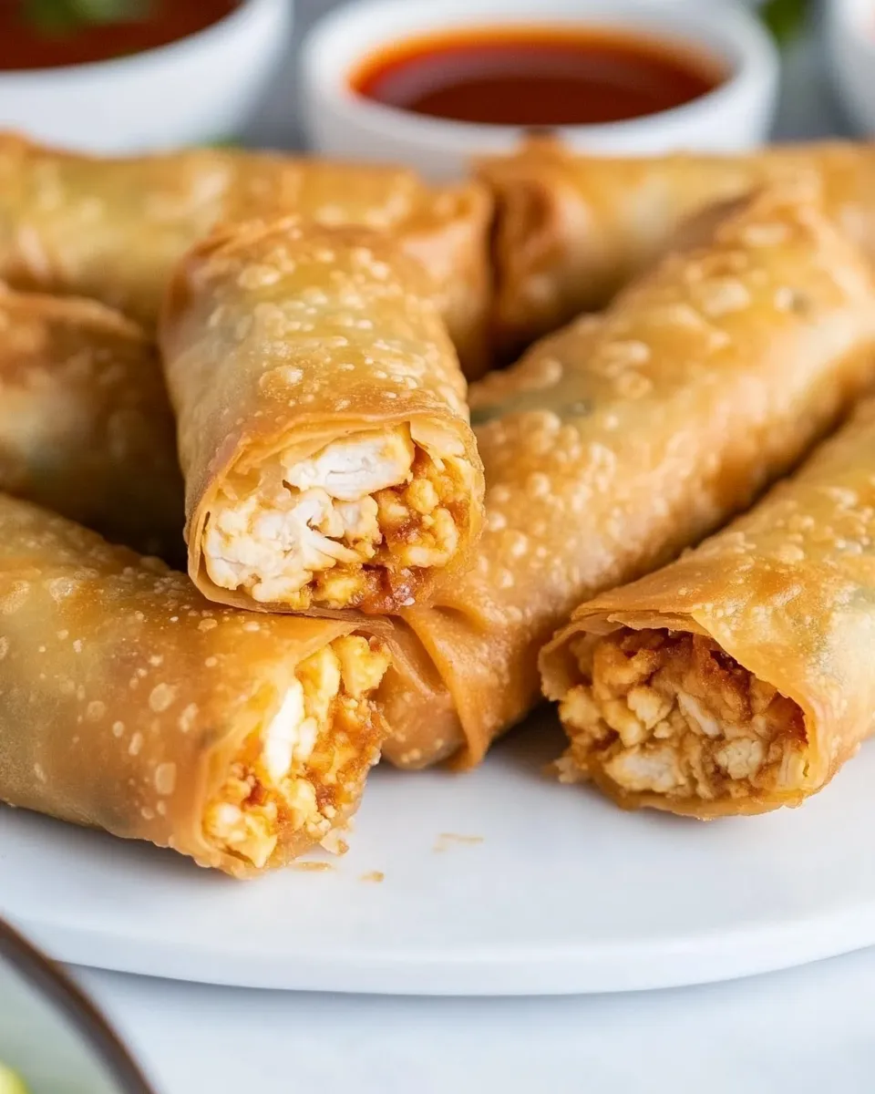 Homemade Chicken Egg Rolls photo