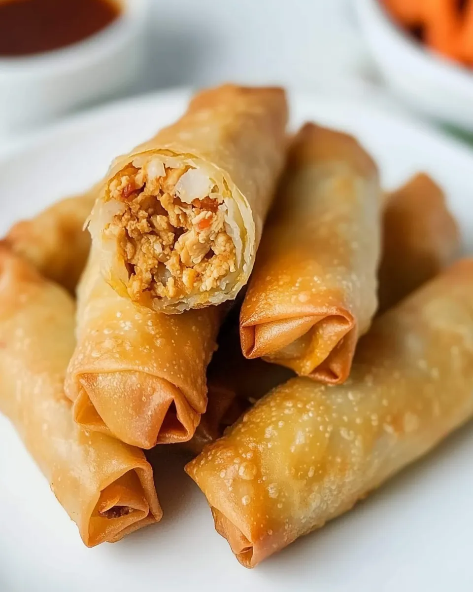 Easy Chicken Egg Rolls recipe photo