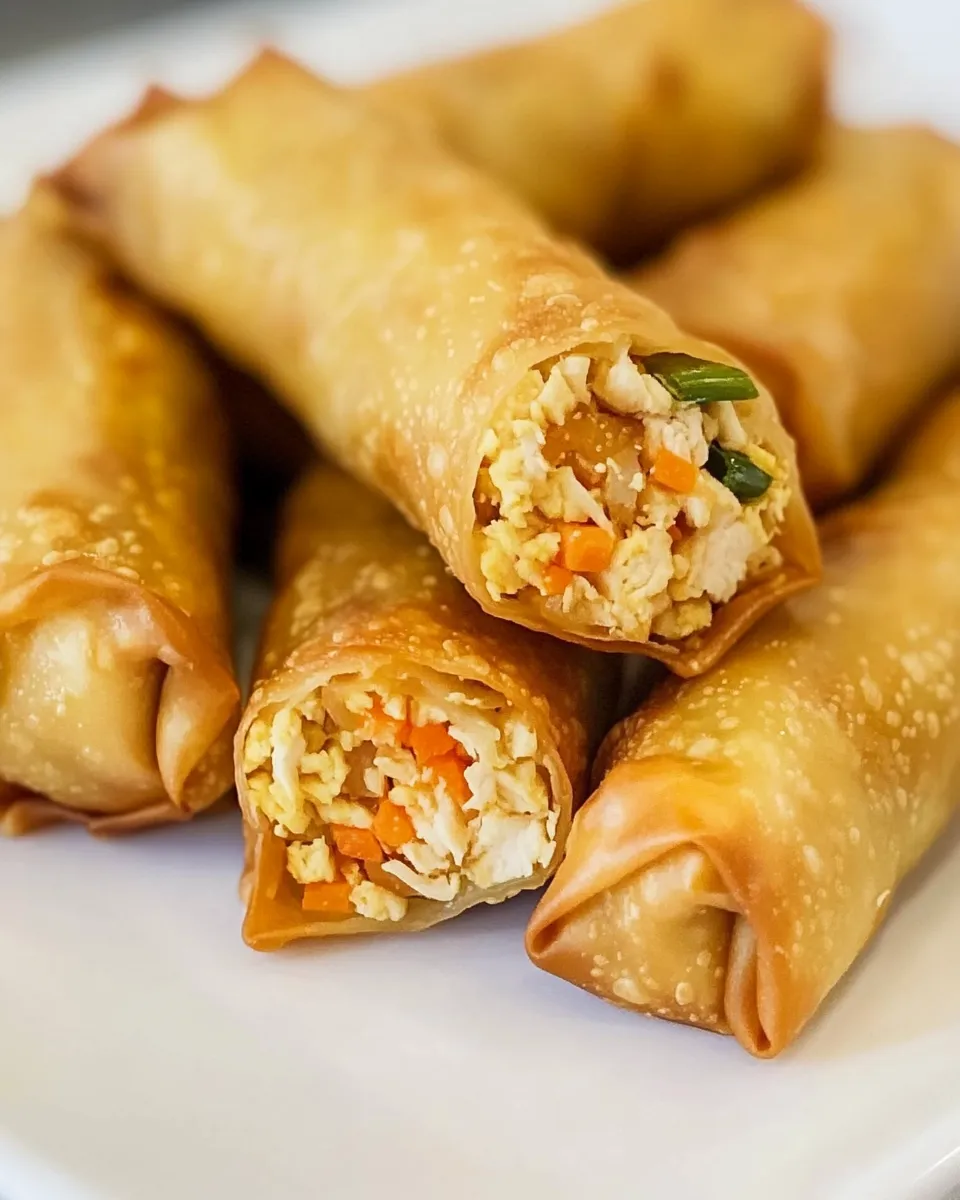 Delicious Chicken Egg Rolls dish photo