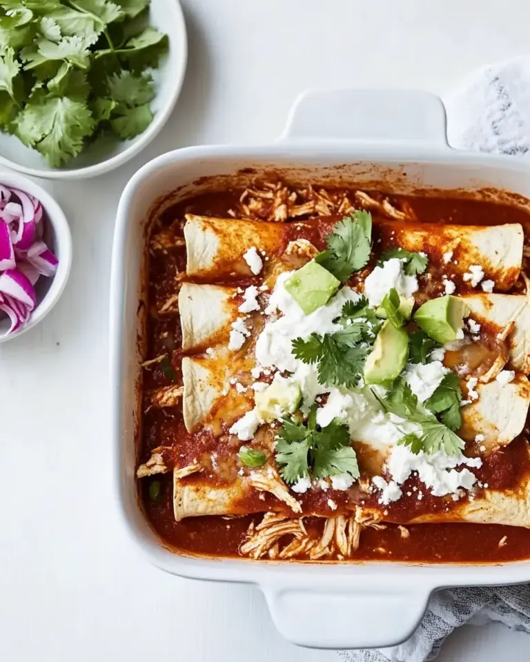 Homemade Chicken Enchiladas Recipe photo