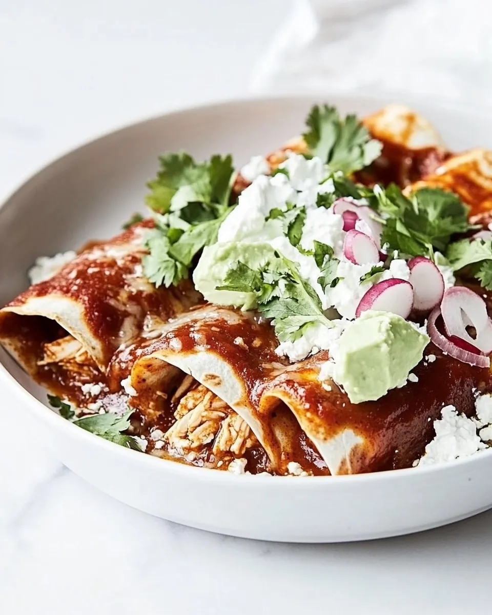 Classic Chicken Enchiladas Recipe image