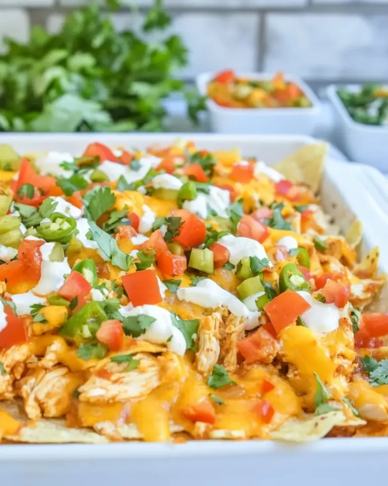 Easy Chicken Fajita Nachos photo