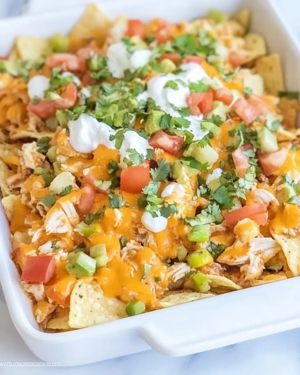 Delicious Chicken Fajita Nachos image
