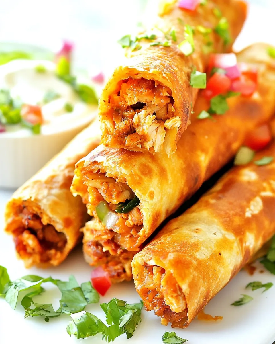Classic Chicken Flautas Recipe image