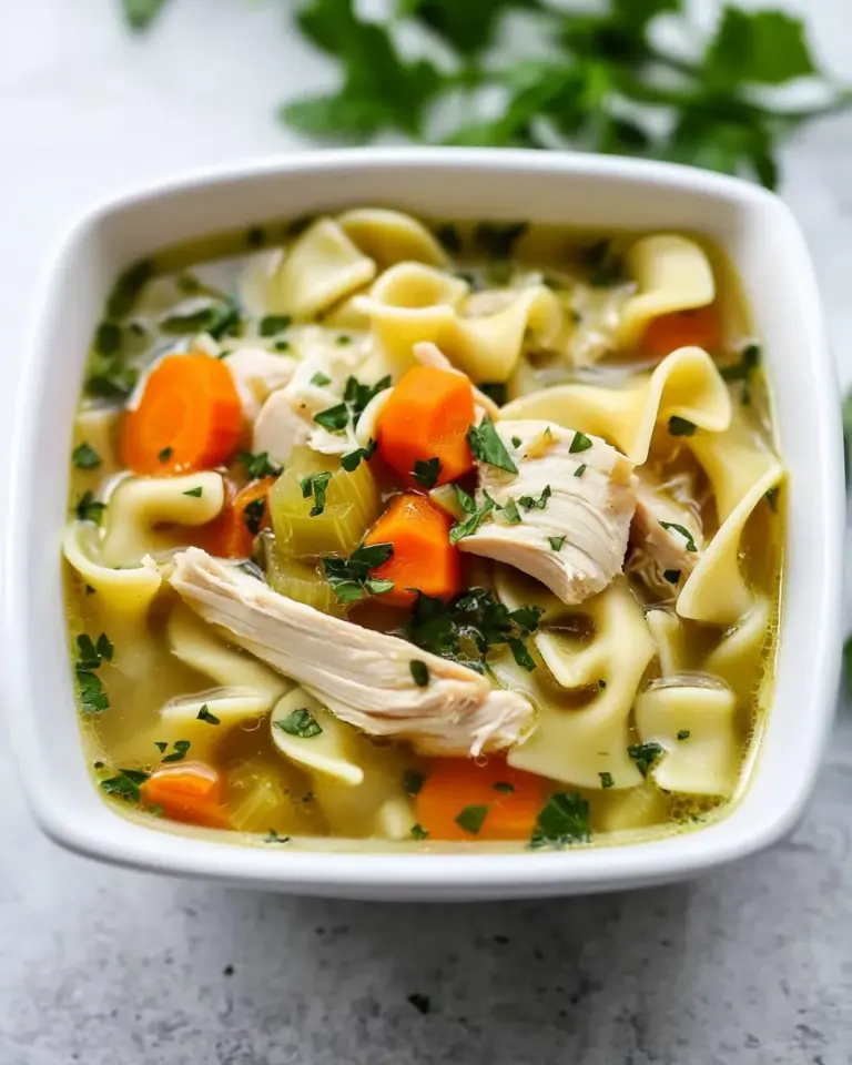 Homemade Chicken Noodle Soup photo
