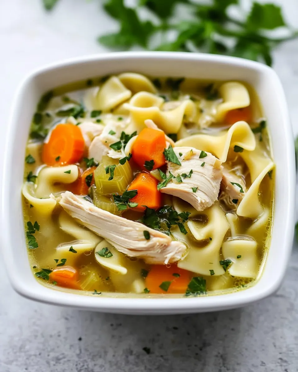Homemade Chicken Noodle Soup photo