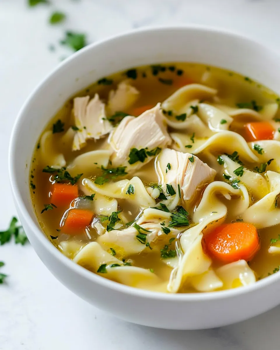 Classic Chicken Noodle Soup image